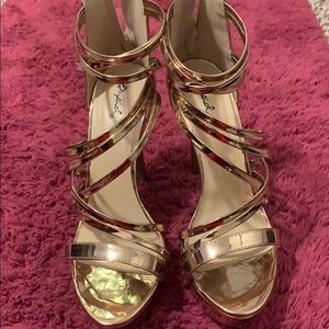 Rose Gold High Heels